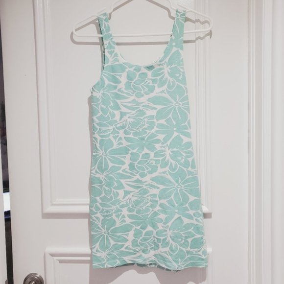 Cotton Tank Dress with Leaf design- M (Fits slightly smaller) - Picture 4 of 8